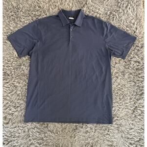 Nike Golf Dri-FIT Polo Shirt Mens 2XL Blue Performance Pique Athletic Tennis